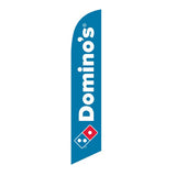 15' Domino’s Pizza Feather Flag customized with your graphics