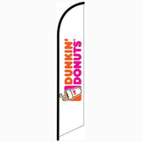 15' Dunkin Donuts Feather Flag printed in full color