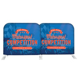 Custom Small EZ Barrier Outdoor Single-Sided Black Back Fabric