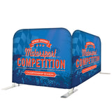 Custom Small EZ Barrier Outdoor Single-Sided White Back Fabric