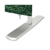 2 x 7.5 Custom Stand Straight Single-Sided Black Back Fabric