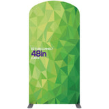 4 ft. EZ Custom Connect Curved Top Double-Sided