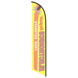 15' Electronics Repair Free Estimate Feather Flag with personalized logo