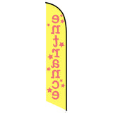 15' Entrance Feather Flag with personalized logo
