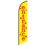 15' Entrance Feather Flag with personalized logo