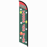 15' Especiales Todos Los Dias Feather Flag personalized with logo