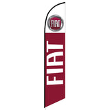 15' FIAT Feather Flag personalized with logo