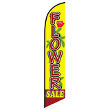 15' Flower Sale Feather Flag customized with your graphics
