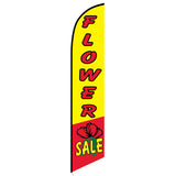 15' Flower Sale Banner Flag custom printed with company logo