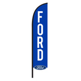 15' Ford Feather Flag customized with your graphics
