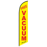 15' Free Vacuum With Wash Banner Flag customized with your graphics