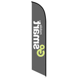 15' GoSmart Mobile Feather Flag printed in full color