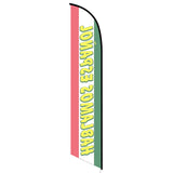 15' Hablamos Espanol Feather Flag with your custom branding