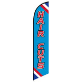 15' Haircuts Banner Flag with personalized logo