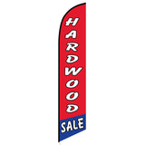15' Hardwood Sale Feather Flag with your custom brand