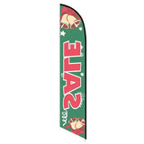 15' Holiday Christmas Sale Feather Flag printed to your specs