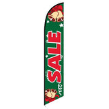 15' Holiday Christmas Sale Feather Flag printed to your specs