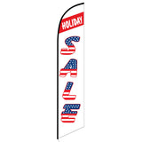 15' Holiday Sale Feather Flag with your custom brand