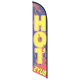 15' Hot Buys Feather Flag with personalized logo