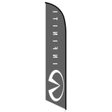 15' Infiniti Feather Banner Flag with your custom branding