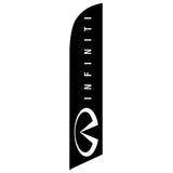 15' Infiniti Feather Banner Flag with your custom branding