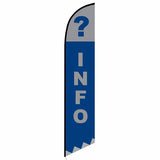 15' ? Information Feather Flag printed to your specs