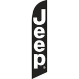 15' Jeep Feather Flag with custom printed logo