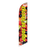 15' Jugos De Frutas Feather Flag printed to your specs