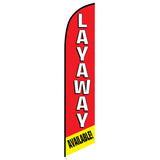 15' Layaway Available Feather Flag with your custom branding