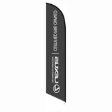 15' Lexus CPO Feather Flag custom printed with company logo