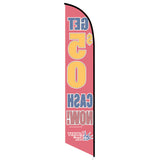 15' Liberty Tax Get $50 Feather Flag with your custom branding