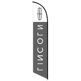 15' Lincoln Feather Flag printed to your specs