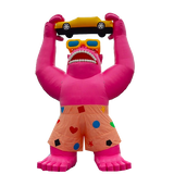 Custom 25' Rooftop Inflatable Gorilla with glasses and shorts