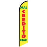 15' Mal Credito Okay Banner Flag customized with your graphics