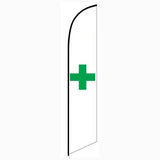 15' Marijuana Dispensary Feather Flag personalized with logo