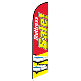 15' Mattress Sale Red Feather Flag with personalized logo
