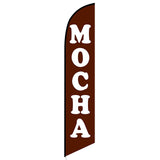 15' Mocha Feather Flag printed to yours specs