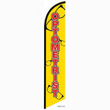 15' Optometrist Feather Flag personalized with logo