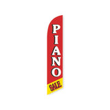 15' Piano Sale 2 Feather Flag with your custom branding