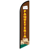 15' Paqueteria Feather Flag with your custom brand