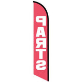 15' Parts Feather Flag with personalized logo