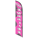 15' Party Supplies Feather Flag customized with your graphics