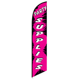 15' Party Supplies Feather Flag customized with your graphics