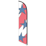 15' Patriotic Decoration Feather Flag with your custom branding