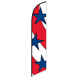 15' Patriotic Decoration Feather Flag with your custom branding