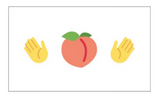 3×5 Peach Hands Emoji Meme Stock Flag