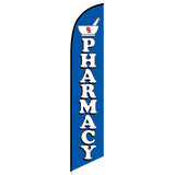 15' Pharmacy Feather Flag printed in full color