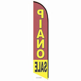 15' Piano Sale Feather Flag with your custom brand