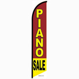15' Piano Sale Feather Flag with your custom brand