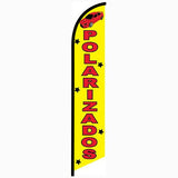 15' Polarizados Feather Flag printed to your specs